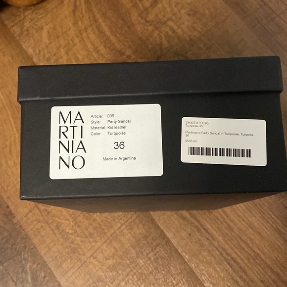 Martiniano Party Sandal in Turquoise, 36 - Picture 6 of 6